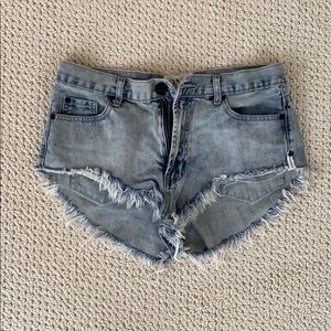 One Teaspoon Denim Shorts